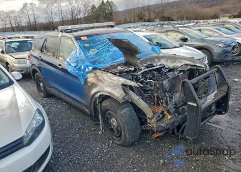 2020 Ford Explorer Police Interceptor z USA, uszkodzony, nr VIN 1FM5K8AB1LGA19386